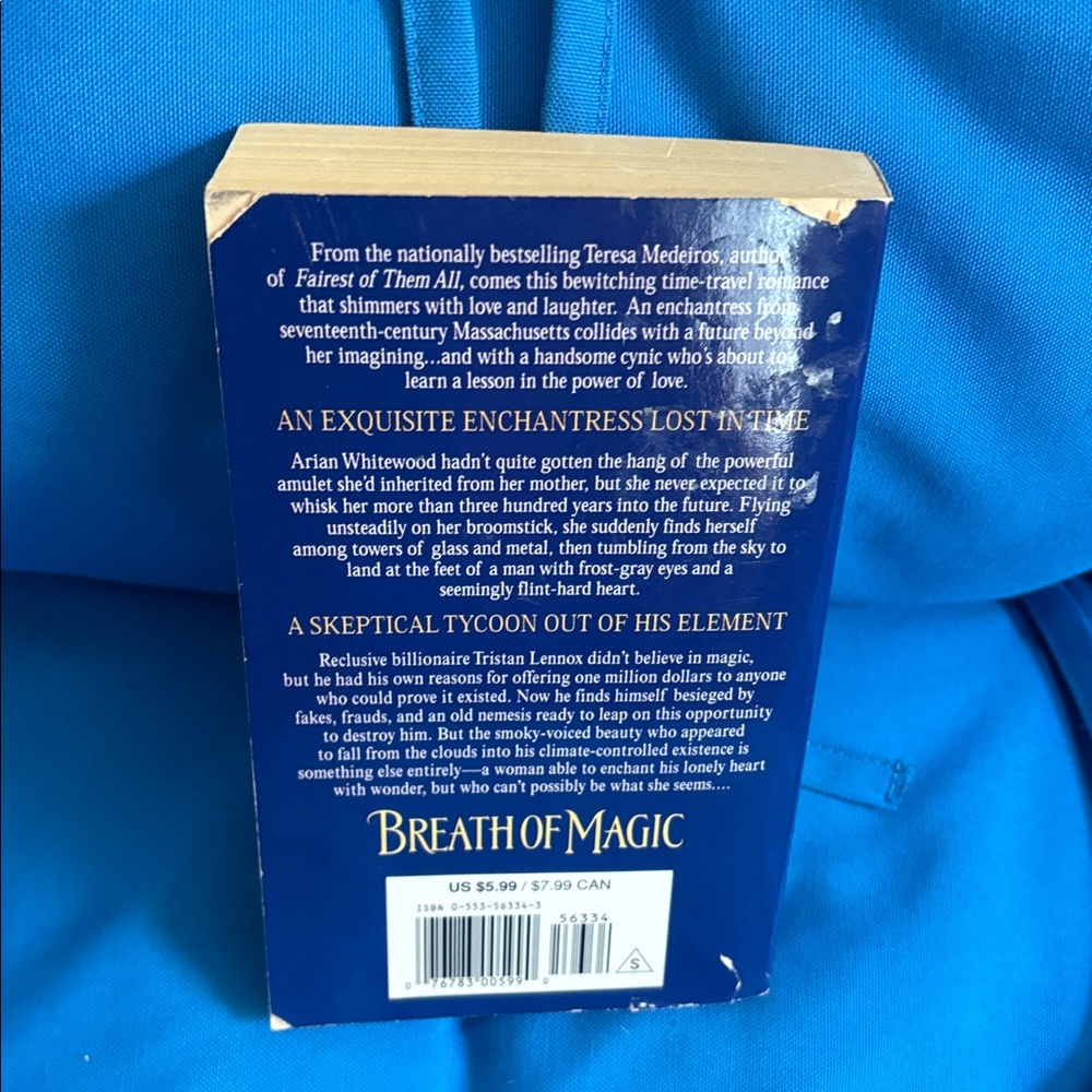 Breath Of Magic By Teresa Medeiros Soft Cover Romance Book NWOTS - Picture 2 of 13